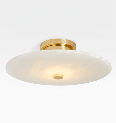 Ines Eterna Modern White Alabaster Wall Lamp