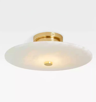 Ines Eterna Modern White Alabaster Wall Lamp