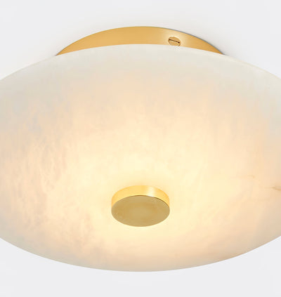Ines Eterna Modern White Alabaster Wall Lamp