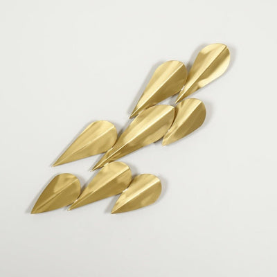 Avynis Abstract Brass Wall Light