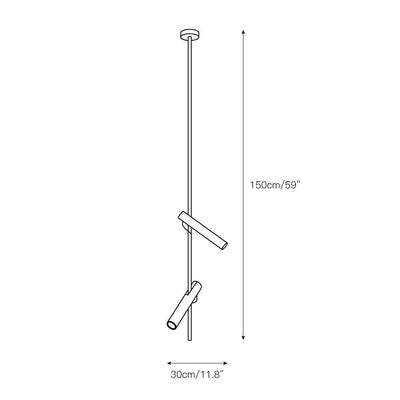 Jarnbruvyi Modern Minimalist Line Pendant Light - Neutral Decor