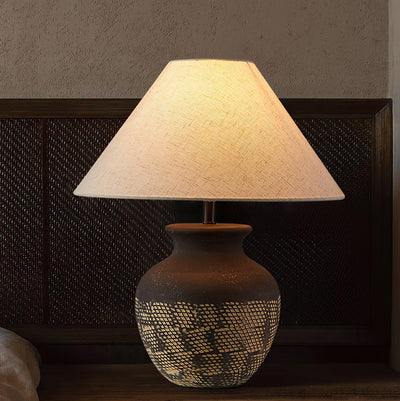 Crin Minimalist Ceramics Table Lamp