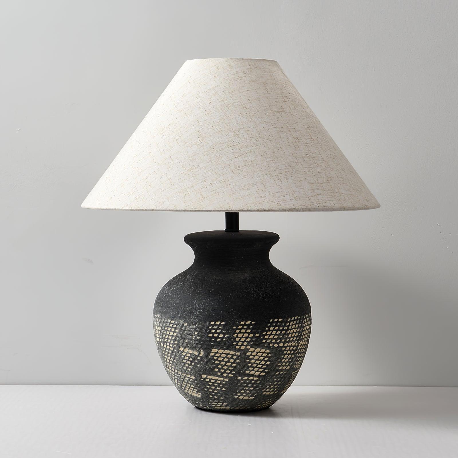 Crin Minimalist Ceramics Table Lamp