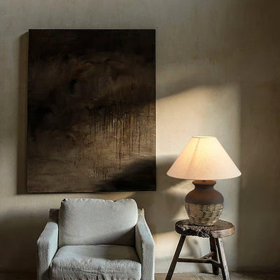 Crin Minimalist Ceramics Table Lamp