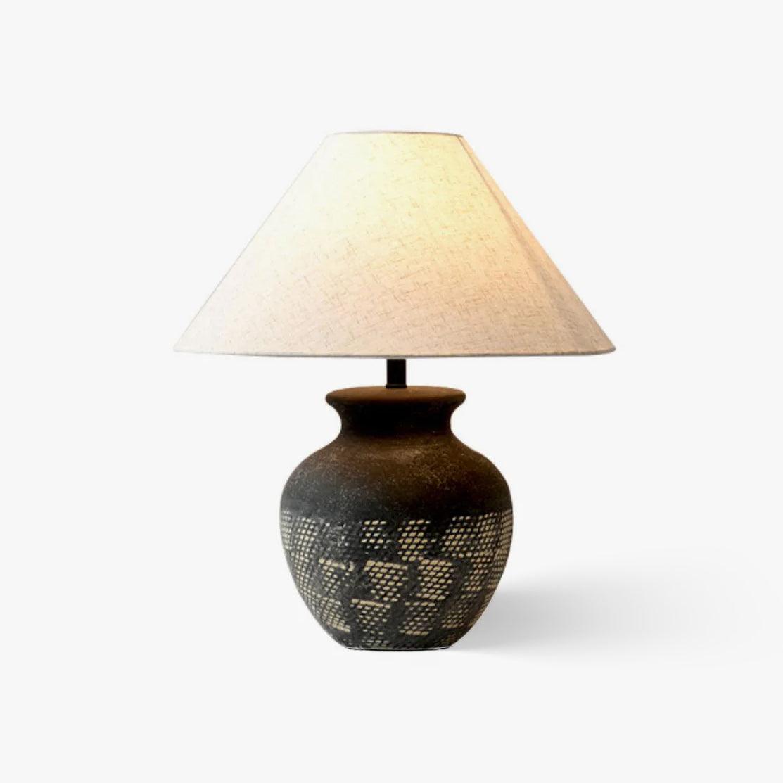Crin Minimalist Ceramics Table Lamp