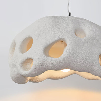 Celarira Pendant Light Resin White for Living Room