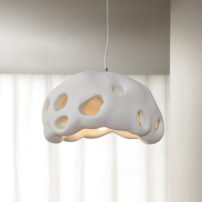 Celarira Pendant Light Resin White for Living Room