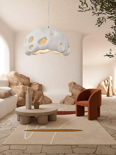 Celarira Pendant Light Resin White for Living Room