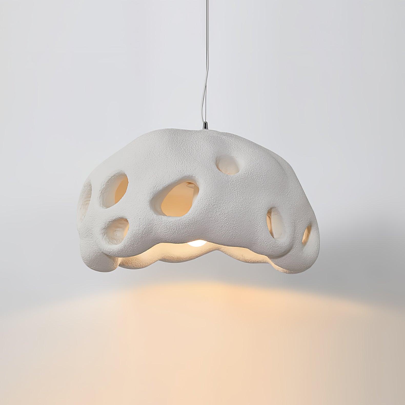 Celarira Pendant Light Resin White for Living Room