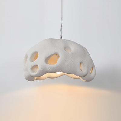 Celarira Pendant Light Resin White for Living Room