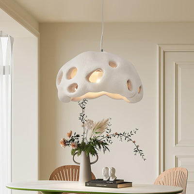 Celarira Pendant Light Resin White for Living Room