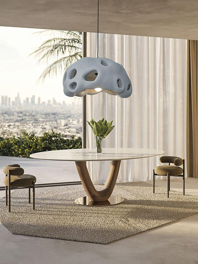 Celarira Pendant Light Resin White for Living Room