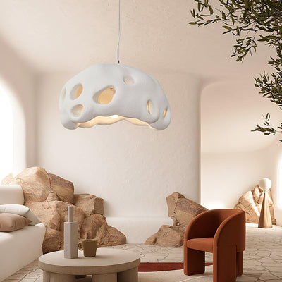 Celarira Pendant Light Resin White for Living Room