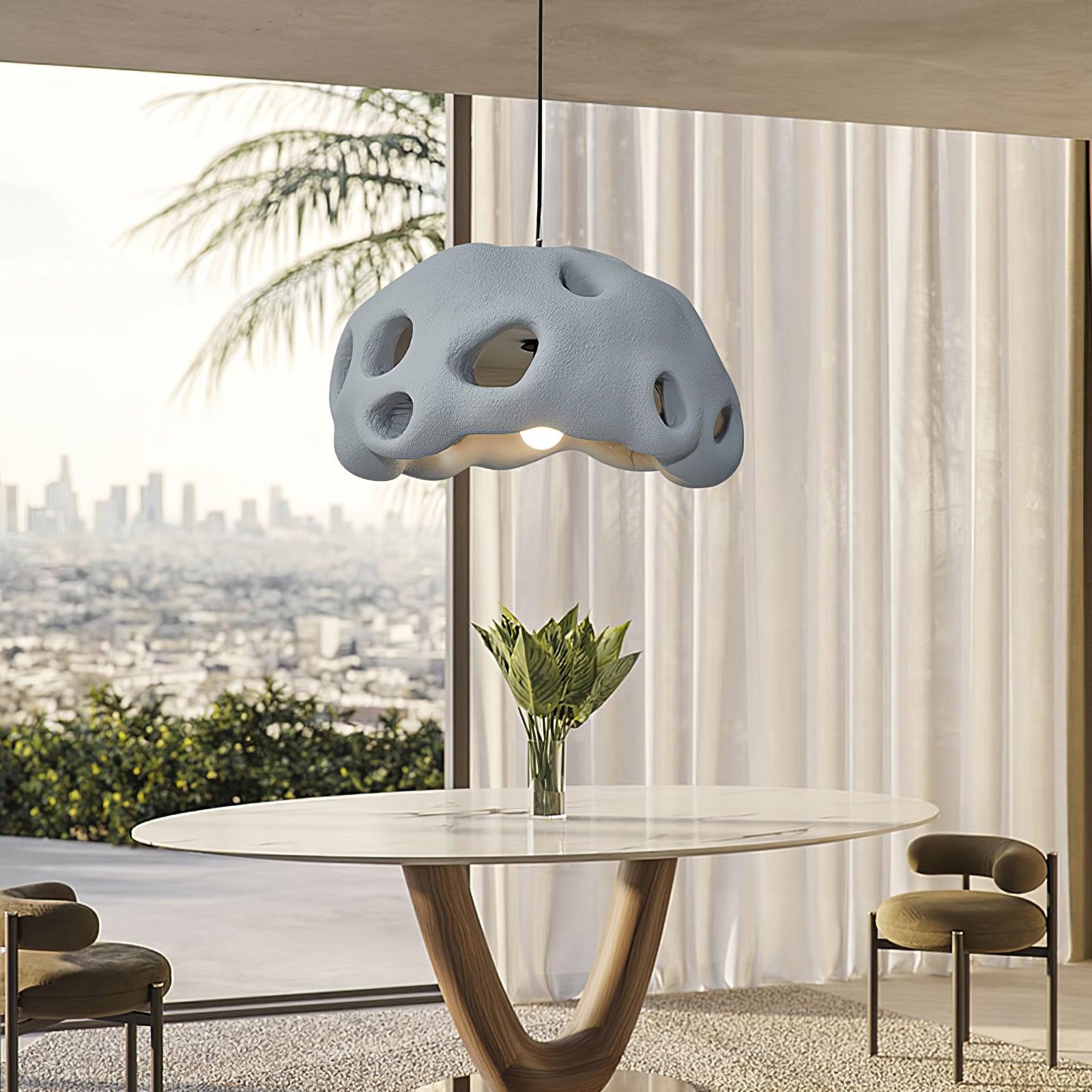 Celarira Pendant Light Resin White for Living Room