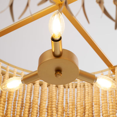 Fiorafield Wood Chandelier