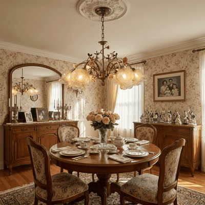 Rosavelle Brass Rose Chandelier