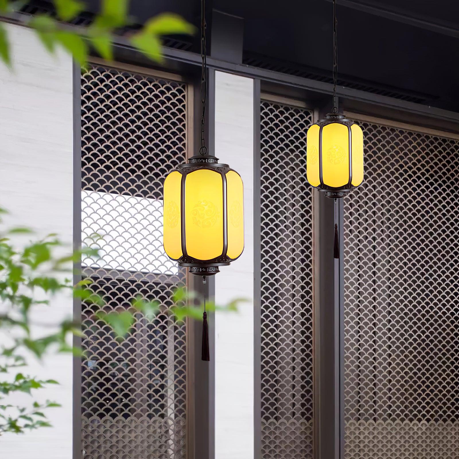Dominex Pendant Lamp Antique Lantern Outdoor Rustic