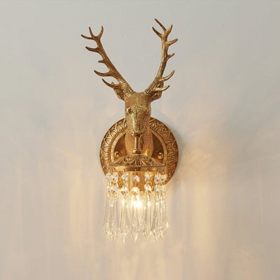Valeridge Antler Crystal Indoor Wall Light