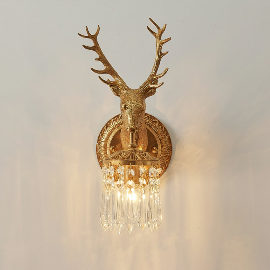 Valeridge Antler Crystal Indoor Wall Light
