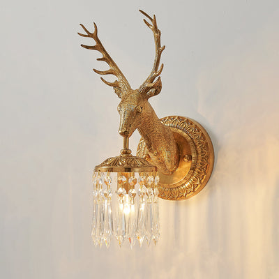 Valeridge Antler Crystal Indoor Wall Light
