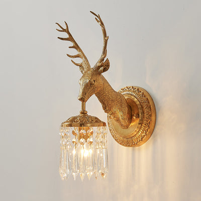 Valeridge Antler Crystal Indoor Wall Light