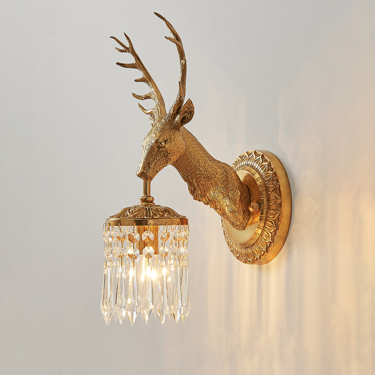 Valeridge Antler Crystal Indoor Wall Light