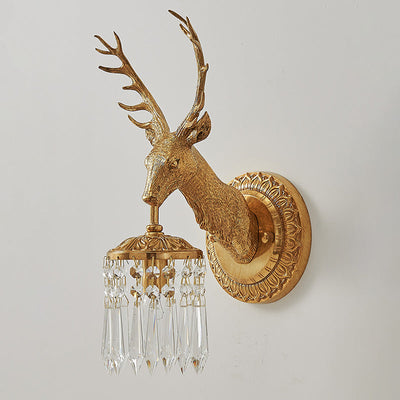 Valeridge Antler Crystal Indoor Wall Light