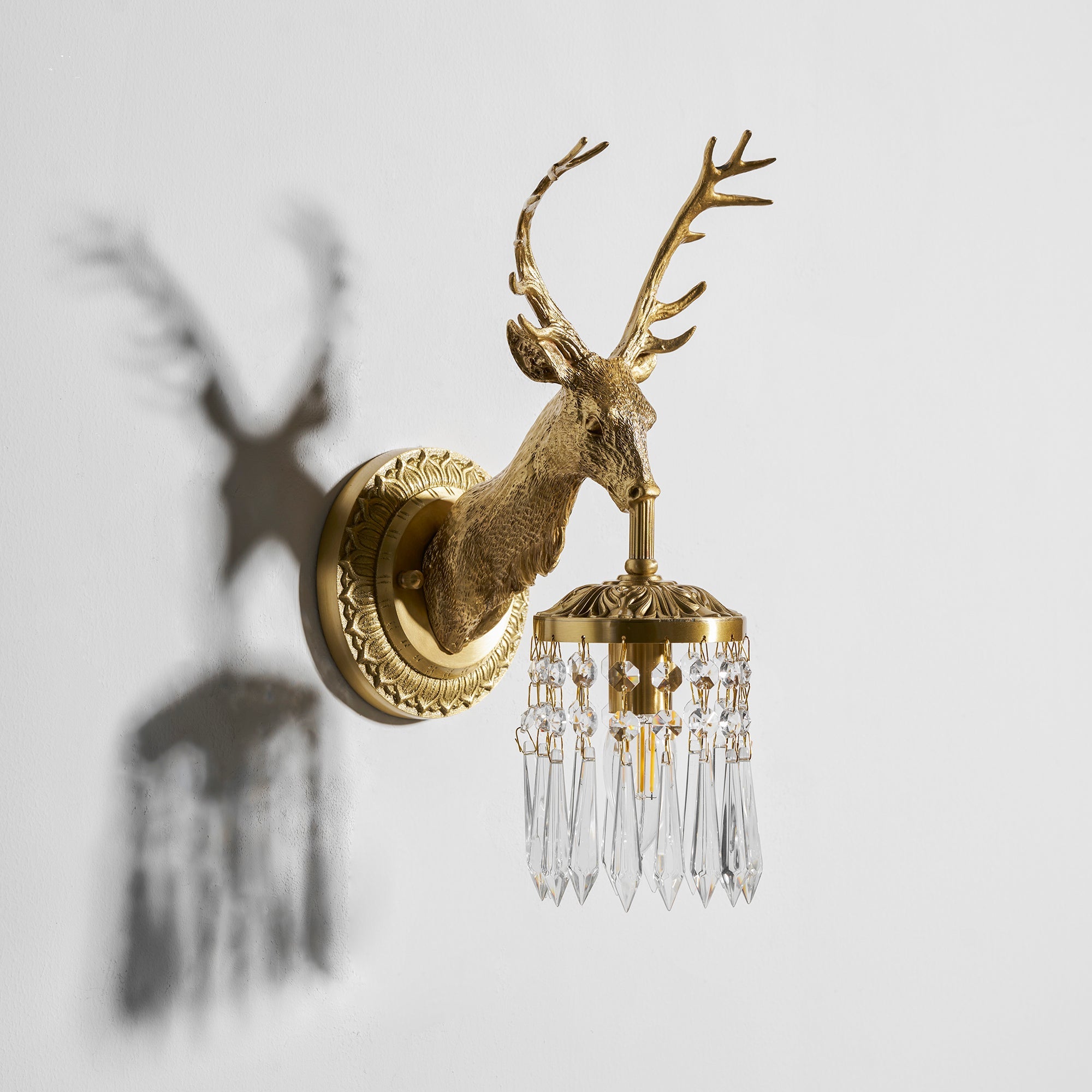 Valeridge Antler Crystal Indoor Wall Light