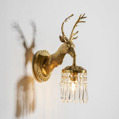 Valeridge Antler Crystal Indoor Wall Light