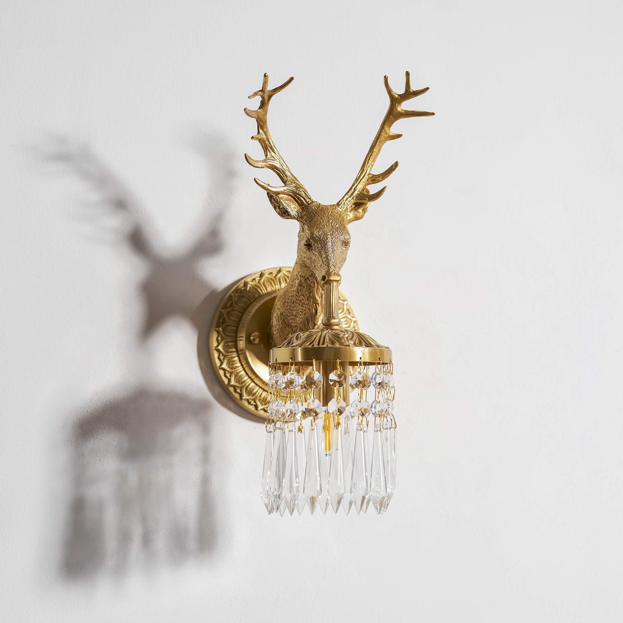 Valeridge Antler Crystal Indoor Wall Light