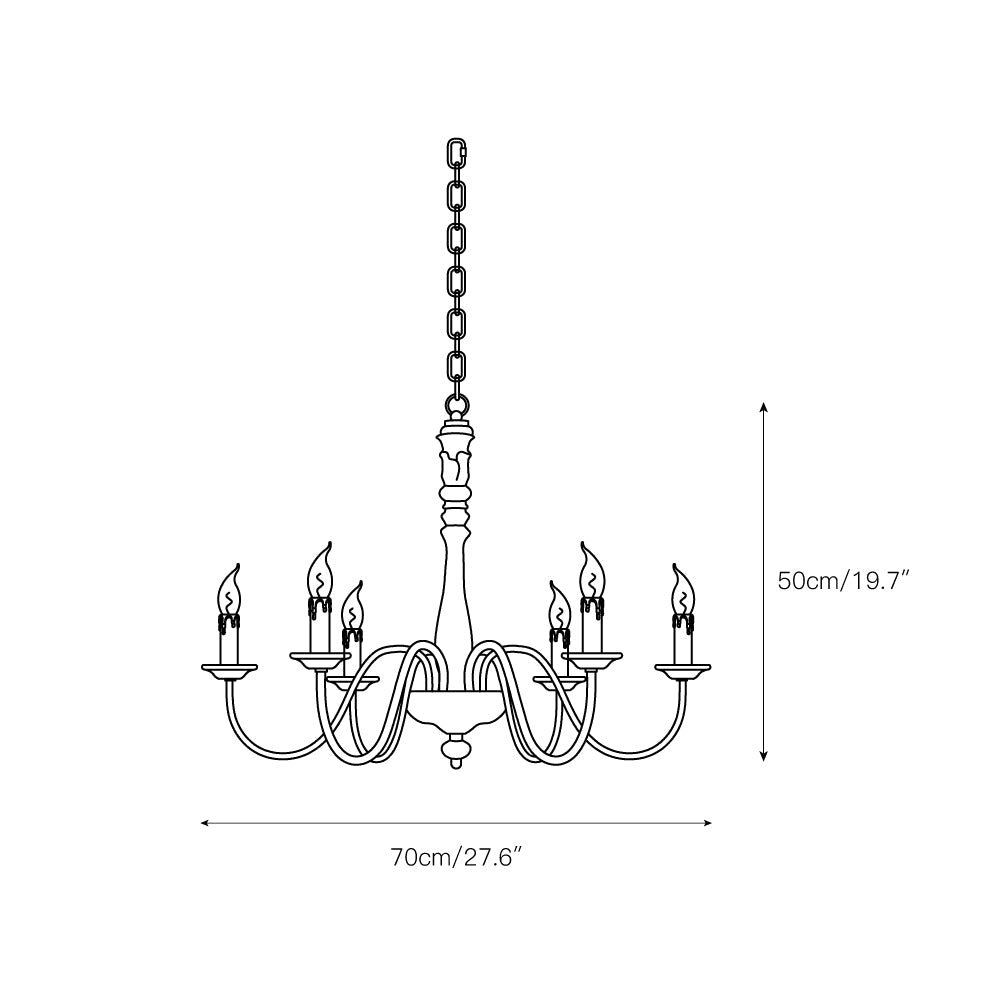 Ravencourt Wood Chandelier
