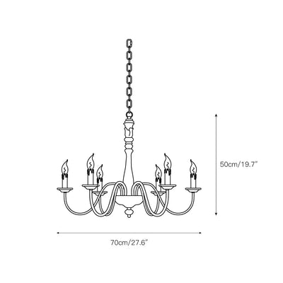 Ravencourt Wood Chandelier