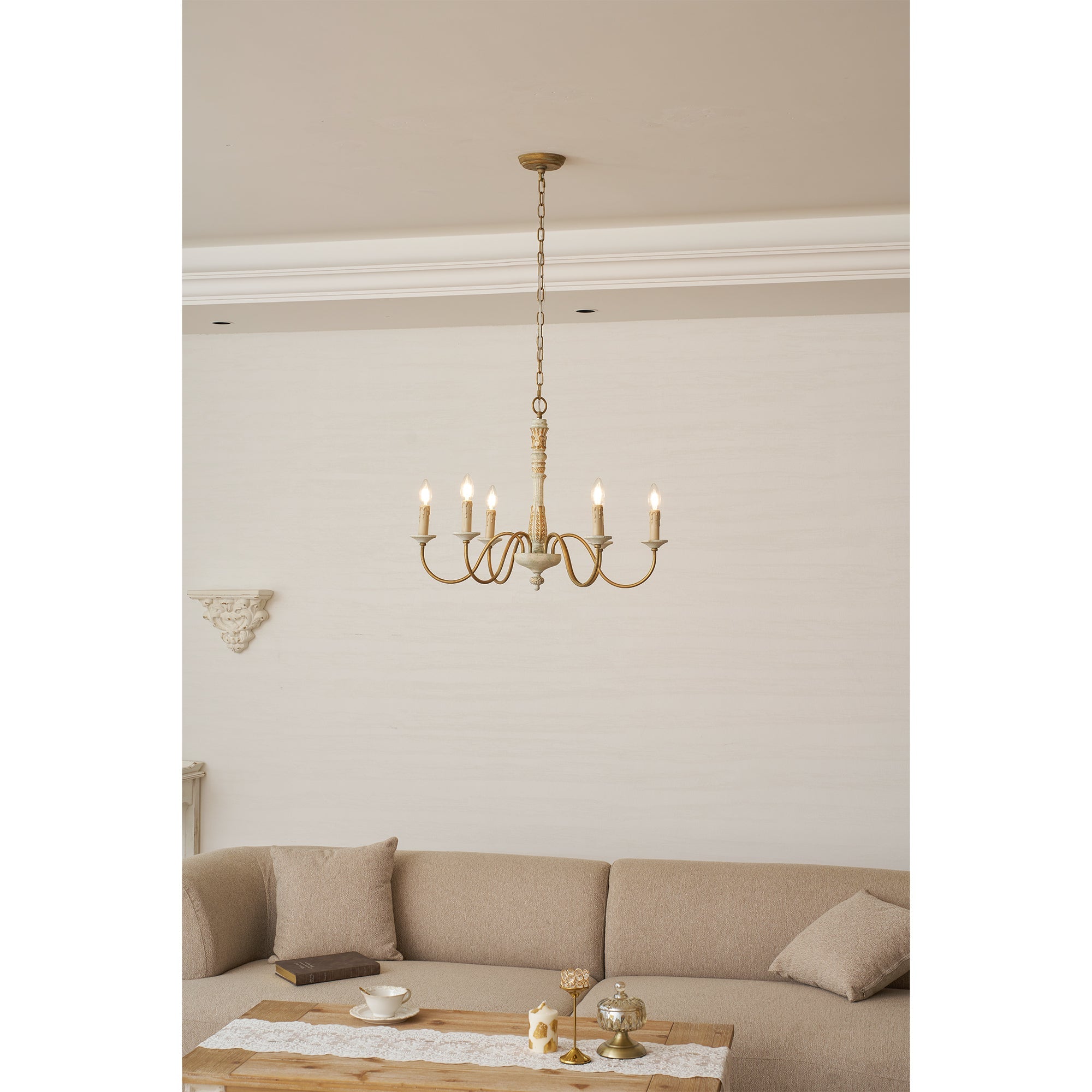 Ravencourt Wood Chandelier