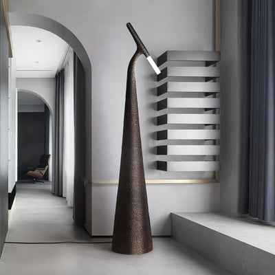 Sysolyra Textured Resin Floor Lamp