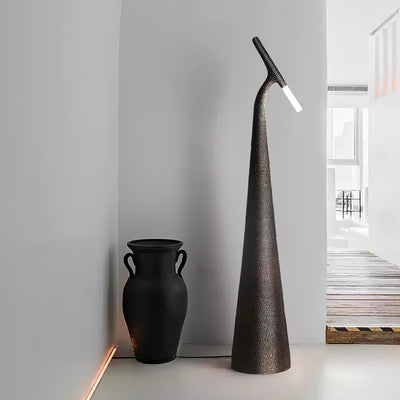 Sysolyra Textured Resin Floor Lamp