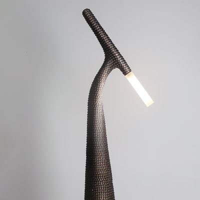 Sysolyra Textured Resin Floor Lamp