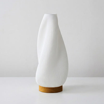 Oakhurst Pleated Wood Table Lamp