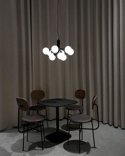 Eirelelle Pendant Lamp Glass Globe Cluster Brass