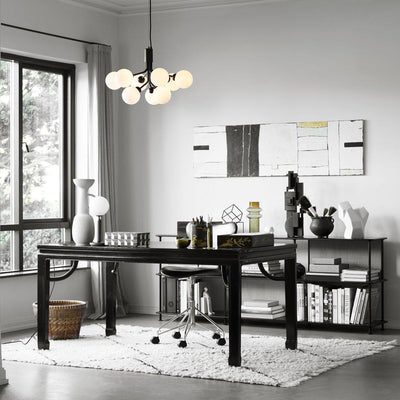 Eirelelle Pendant Lamp Glass Globe Cluster Brass