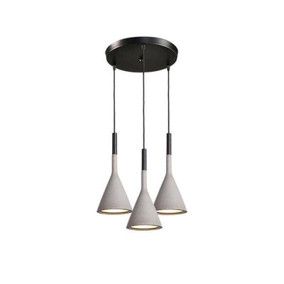Veyloth Conical Concrete Pendant Light