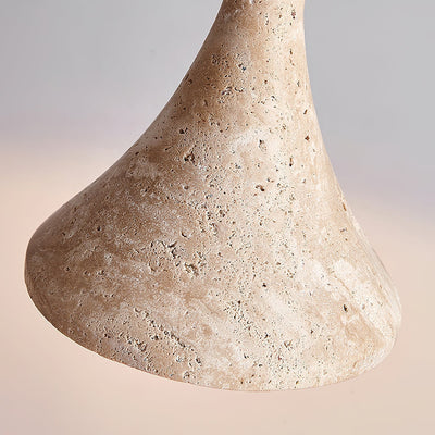 Taviaya Minimalist Travertine Pendant Light