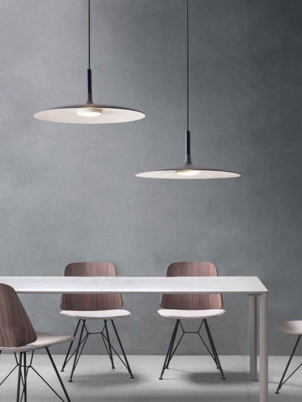 Ardinena Pendant Lamp Aluminum Flat Disc