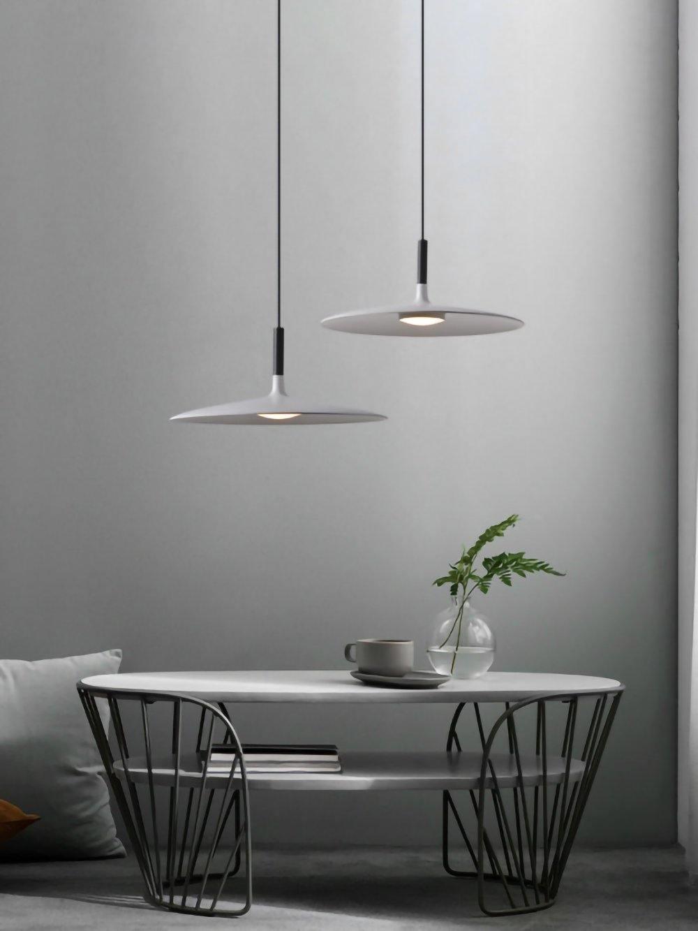 Ardinena Pendant Lamp Aluminum Flat Disc