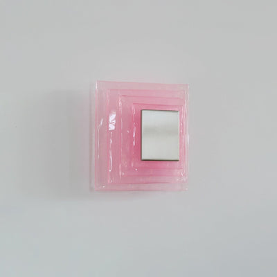 Cleo Glass Water Cube Cascade Sconce