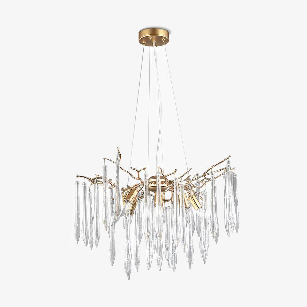 Clove Chandelier Branch Crystal Pendant Sculptural Artistic