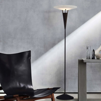 Veloros Cone Alabaster Floor Lamp