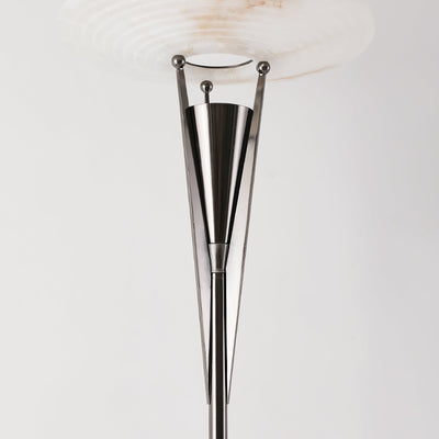 Veloros Cone Alabaster Floor Lamp