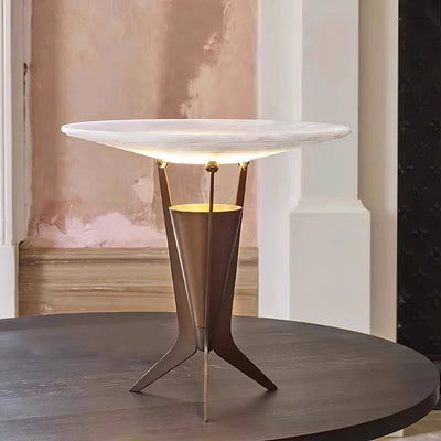 Eurtalus Alabaster Top Table Lamp