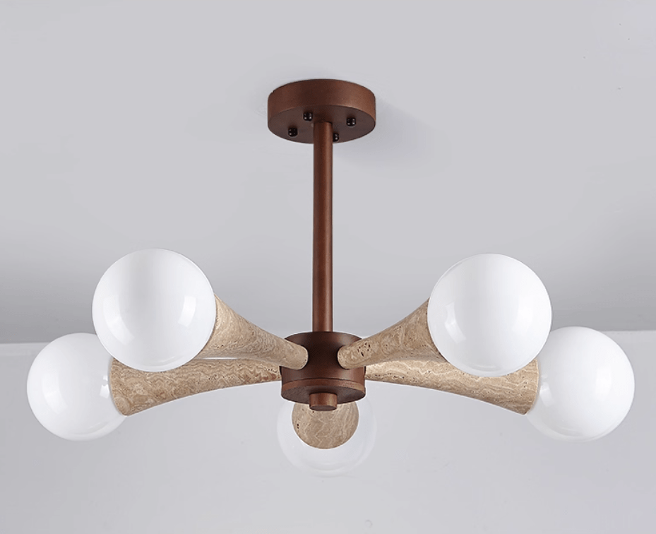 Arbor Travertine Chandelier