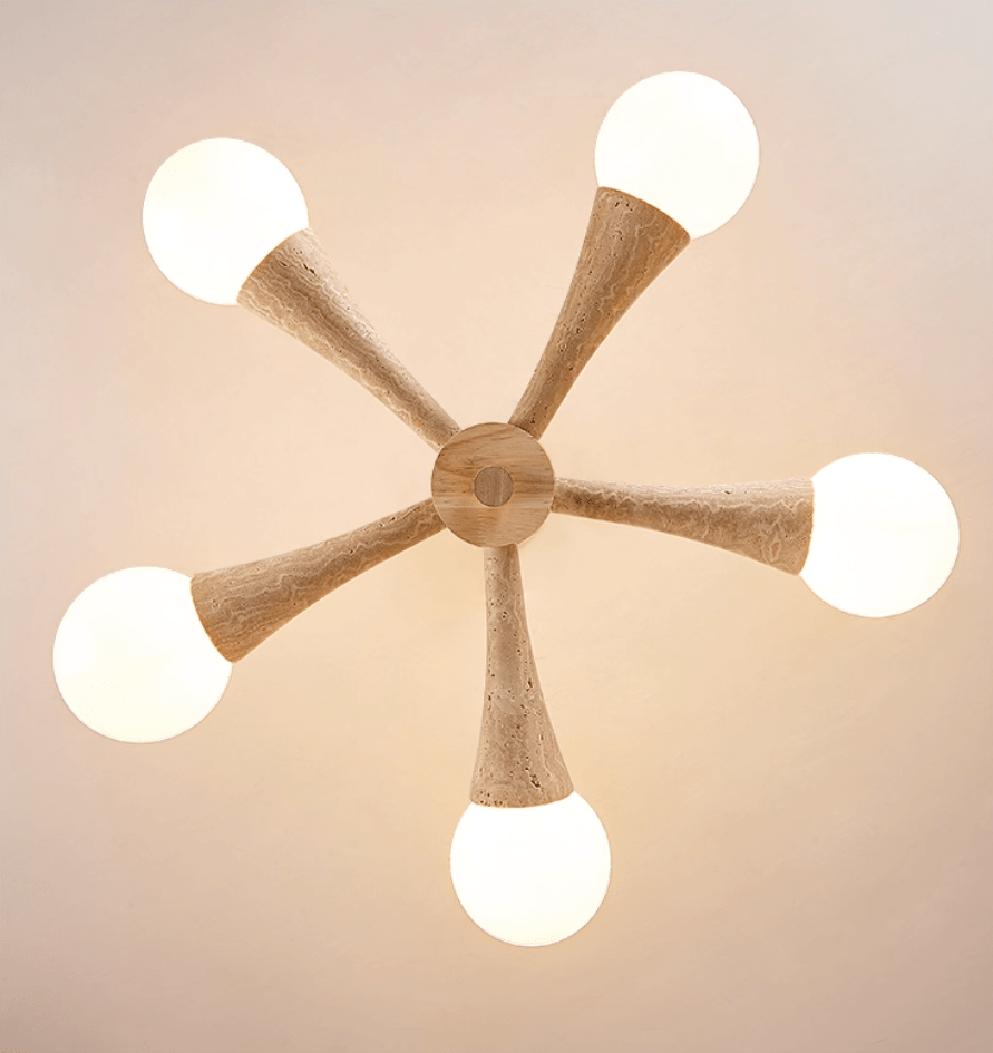 Arbor Travertine Chandelier